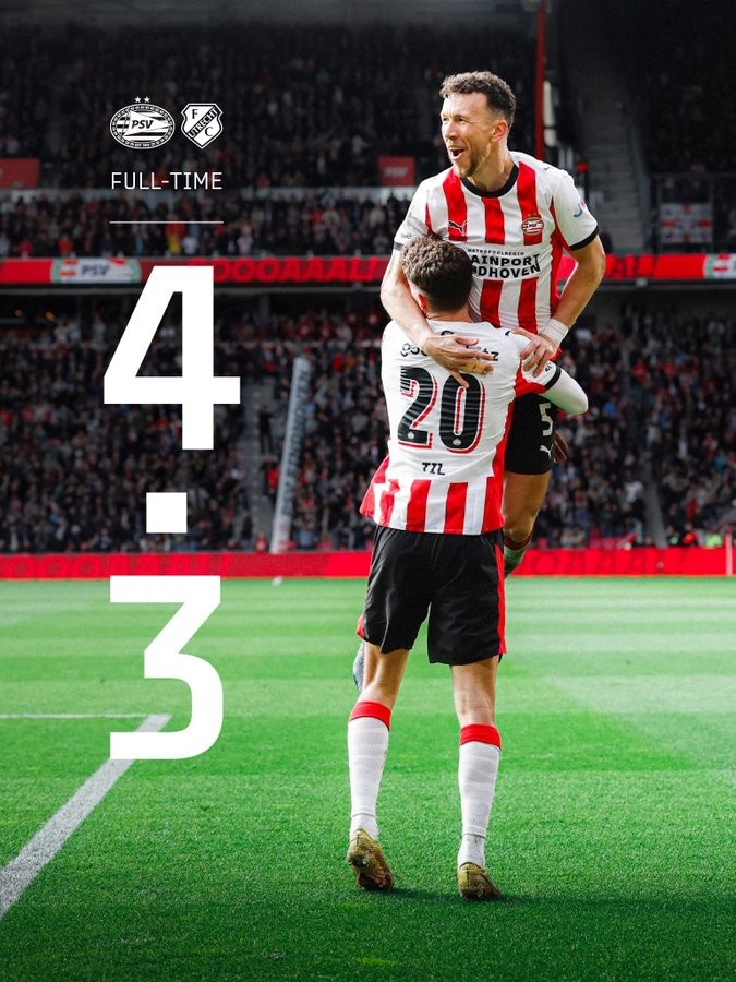 多赛1场领先18分！埃因霍温成全欧第3支锁定下赛季欧冠资格的球队